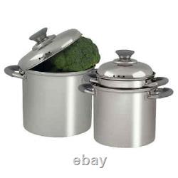 Eurotrail 3 Piece Cookware Set Glasgow Stainless Steel