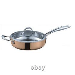 Fancy Cook 5-Ply Copper 6 Piece Cookware Set, Clearance Sale