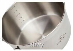 Gerlach Brava Set Of Pots 8 Pcs Cookware Stewpots Glass Lids Pot LID Kitchen New