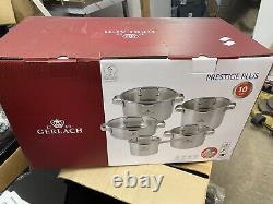 Gerlach Superior Set Of Pots 10 Pcs Cookware Stockpot Stewpots (r1.3)