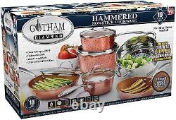 Gotham Steel Pots and Pans Set Premium Ceramic Cookware with Triple Coated