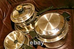 HUGE Wonder Ware Waterless Cookware Stainless 21 Pieces Set Regal Ware NEW