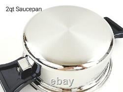 Health Craft 5-Ply Nicromium Surgical Stainless Steel 8-Piece Cookware Set
