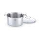 Heritage Steel Cookware Stainless Steel Stock Pot with Cover 12 Qt