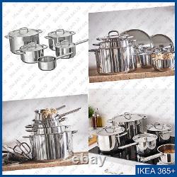 IKEA IKEA 365+ 9-piece Cookware Set Stainless Steel 204.843.32