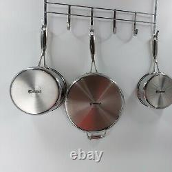 Kenmore Elite 6 Pes Stainless Steel Pots and Pans Cookware Set