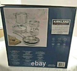 Kirkland Signature 5-Ply Clad Stainless Steel Cookware Set