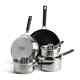 KitchenAid Stainless Steel Cookware Set, 8 Piece