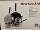 KitchenAid Stainless Steel Cookware Set (8 Pieces) brand new