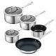 Kuhn Rikon Allround Stainless Steel 5-Piece Mixed Cookware Set