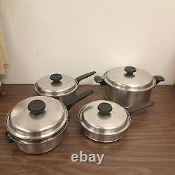 LIFETIME T304CC Stainless Steel 12 Element 9 pc Cookware Set