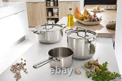 Lagostina Sfiziosa Battery Of Cookware 24 Pieces Stainless Steel 18/10 Duct