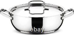 Lagostina Sfiziosa Battery Of Cookware 24 Pieces Stainless Steel 18/10 Duct