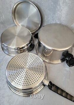 Lifetime Cookware T304cc Stainless 12 element solar cap 15 pc Cookware Set