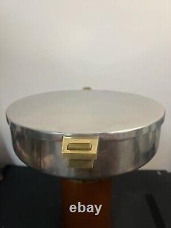 Lundtofte Denmark Stainless Steel Brass Casserole Tias Eckhoff Danish Modern