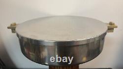 Lundtofte Denmark Stainless Steel Brass Casserole Tias Eckhoff Danish Modern