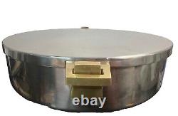 Lundtofte Denmark Stainless Steel Brass Casserole Tias Eckhoff Danish Modern