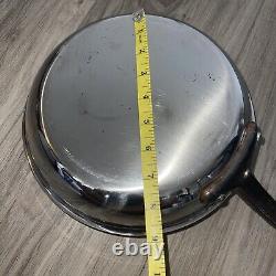 MAUVIEL M'COOK CI STAINLESS STEEL FRYING PAN (7) XLNT VTG France