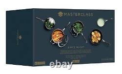 MasterClass Set of 5 Pieces Deluxe Stainless Steel Induction-Safe Cookware