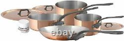 Mauviel M'150c2 Copper & Stainless Steel 7 Piece Cookware Set 6450.02 NEW