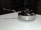 Mauviel M'Cook 2.6mm Saute Pan With Lid & Cast Stainless Steel Handles, 3.2-Qt