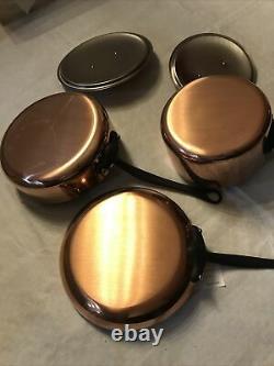 Mauviel M'Heritage1830 M 150 5 Piece Copper Cast Stainless Steel Cookware Set