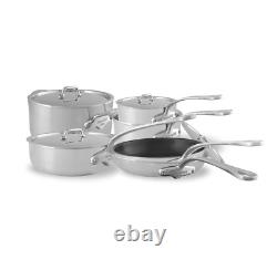 Mauviel M'URBAN 3 10-Piece Cookware Set With Cast Stainless Steel Handles
