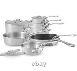 Mauviel M'URBAN 3 12-Piece Cookware Set With Cast Stainless Steel Handles