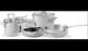 Mauviel M'URBAN 3 SB 10-Piece Cookware Set With Brushed Stainless Steel Handles
