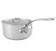 Mauviel M'URBAN 3 Sauce Pan With Lid, Cast Stainless Steel Handle, 3.4-Qt
