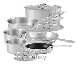 Mauviel M'Urban 10 Piece Cast Stainless Steel Cookware w Stainless Steel Handle