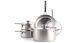 Merten & Storck Tri-Ply Stainless Steel Induction 8 Piece Cookware Pots and Pans