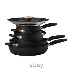 Meyer Accent Essential Cookware Set Induction and Dishwasher Safe Pack of 6