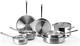 Misen Stainless Steel Pots and Pans Set Stainless Steel Cookware Set 12 Piec