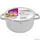 New 24cm Stainless Steel Casserole Dish Saucepan Pot Handle Cookware Pan Cooking