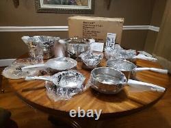 New In Box Cuisinart Classic Stainless 12 Pc Set Cookware # 88-12n Never Used