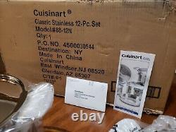 New In Box Cuisinart Classic Stainless 12 Pc Set Cookware # 88-12n Never Used