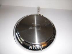 New Tupperware Stainless Frying Pan T Chef Series 9.5 Culinary Cookware