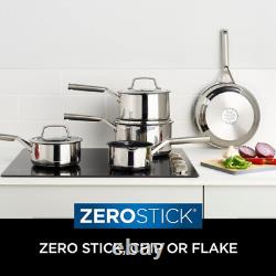 Ninja ZEROSTICK Stainless Steel Cookware 2-Piece Frying Set