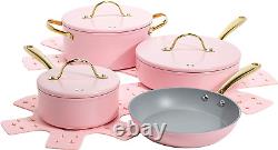 Nonstick Pots Pans Set Multi Layer Non Stick Sauce Fry Pan Stock Pot Cookware