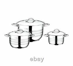 OMS -1045 Professional Cookware Stainless Steel Casserole Sauce-pot Stockpot Set