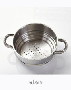 Pan Set With Lids Non Stick For Induction Hob Frying Saucepan Pots Cookware Gift