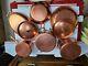 Paul Revere Copper Limited Edition Set of 8- pots & pans EUC