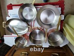 Paul Revere Copper Limited Edition Set of 8- pots & pans EUC