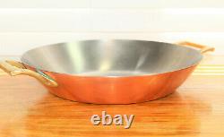 Paul Revere Ware USA Solid Copper Pot 10 Skillet Wok Fry Pan Paella Limited ED