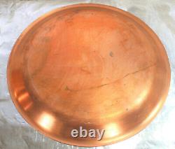 Paul Revere Ware USA Solid Copper Pot 2 QT Bicentennial Fondue Set Casserole Pan