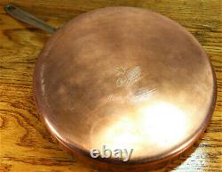Paul Revere Ware USA Solid Copper Pot Signature Crepe Pan Griddle Skillet VTG