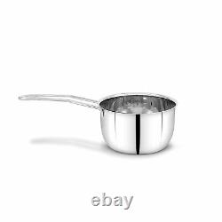 Pigeon Estilo Stainless Steel Cookware Set- Silver, 9 Pcs, Wok, Frypan, Tope