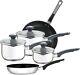 Prestige 5 Piece Everyday Straining Stainless Steel Cookware Set 70106