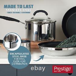 Prestige Made to Last Cookware Set with Soft Grip Silicone Handles Pack of 5